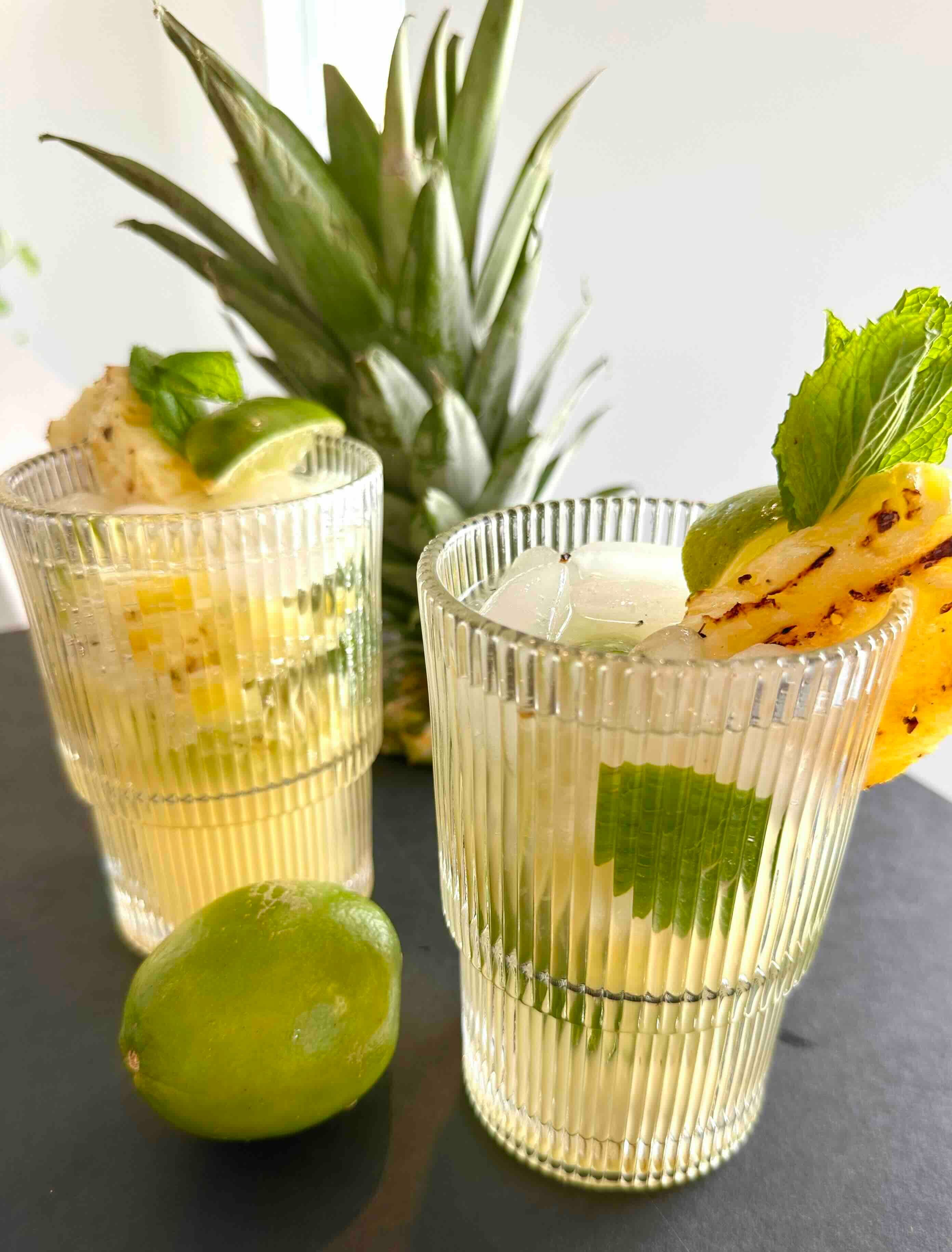 Grilled Pineapple No'jito